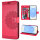 Handy Tasche für Samsung Galaxy S25 Hülle Handyhülle Klapphülle Wallet Case in Rot