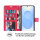 Handy Tasche für Samsung Galaxy S25 Hülle Handyhülle Klapphülle Wallet Case in Rot