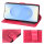 Handy Tasche für Samsung Galaxy S25 Hülle Handyhülle Klapphülle Wallet Case in Rot