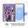 Handy Tasche für Samsung Galaxy S25 Hülle Handyhülle Klapphülle Wallet Case in Lila