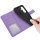 Handy Tasche für Samsung Galaxy S25 Hülle Handyhülle Klapphülle Wallet Case in Lila