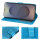 Handy Tasche für Samsung Galaxy S25 Ultra Hülle Handyhülle Klapphülle Wallet Case in Blau