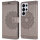 Handy Tasche für Samsung Galaxy S25 Ultra Hülle Handyhülle Klapphülle Wallet Case in Grau