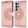 Handy Tasche für Samsung Galaxy S25 Ultra Hülle Handyhülle Klapphülle Wallet Case in Rosegold