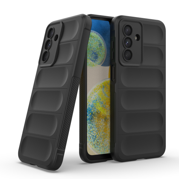 Hülle für Samsung Galaxy A26 Handyhülle Outdoor Case Cover Bumper in Schwarz