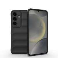 Hülle für Samsung Galaxy S25 Handyhülle Outdoor Case Cover Bumper in Schwarz