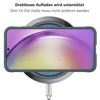 Hülle für Samsung Galaxy A36 / A56 Handyhülle Outdoor Case Cover Bumper in Grün