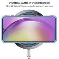 Hülle für Samsung Galaxy A36 / A56 Handyhülle Outdoor Case Cover Bumper in Hellblau