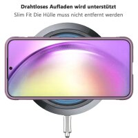 Hülle für Samsung Galaxy A36 / A56 Handyhülle Outdoor Case Cover Bumper in Lila