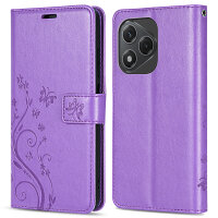 Hülle für Honor 400 Lite Handy Tasche Handyhülle Flip Cover Wallet Case Klapphülle in Lila