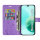 Hülle für Honor 400 Lite Handy Tasche Handyhülle Flip Cover Wallet Case Klapphülle in Lila
