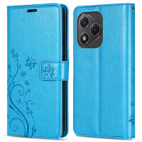 Hülle für Honor 400 Lite Handy Tasche Handyhülle Flip Cover Wallet Case Klapphülle in Blau