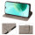 Hülle für Honor 400 Lite Handy Tasche Handyhülle Flip Cover Wallet Case Klapphülle in Grau