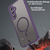 Handyhülle für Samsung Galaxy A16 Matt Case Schutzhülle Kratzfest Passgenau Lila