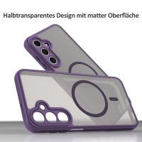 Handyhülle für Samsung Galaxy A16 Matt Case Schutzhülle Kratzfest Passgenau Lila
