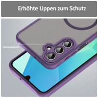 Handyhülle für Samsung Galaxy A16 Matt Case Schutzhülle Kratzfest Passgenau Lila