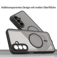 Handyhülle für Samsung Galaxy A26 Matt Case Schutzhülle Kratzfest Passgenau Schwarz