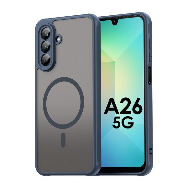 Handyhülle für Samsung Galaxy A26 Matt Case Schutzhülle Kratzfest Passgenau Blau