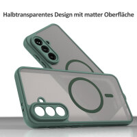 Handyhülle für Samsung Galaxy A36 Matt Case Schutzhülle Kratzfest Passgenau Grün
