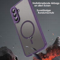 Handyhülle für Samsung Galaxy A36 Matt Case Schutzhülle Kratzfest Passgenau Lila