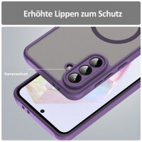 Handyhülle für Samsung Galaxy A36 Matt Case Schutzhülle Kratzfest Passgenau Lila