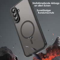 Handyhülle für Samsung Galaxy A56 Matt Case Schutzhülle Kratzfest Passgenau Schwarz