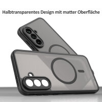 Handyhülle für Samsung Galaxy A56 Matt Case Schutzhülle Kratzfest Passgenau Schwarz