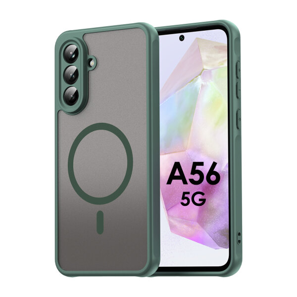 Handyhülle für Samsung Galaxy A56 Matt Case Schutzhülle Kratzfest Passgenau Grün