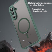Handyhülle für Samsung Galaxy A56 Matt Case Schutzhülle Kratzfest Passgenau Grün