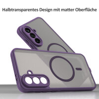 Handyhülle für Samsung Galaxy A56 Matt Case Schutzhülle Kratzfest Passgenau Lila