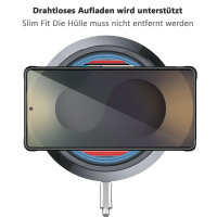 Handyhülle für Samsung Galaxy S25 Ultra Matt Case Schutzhülle Kratzfest Passgenau Schwarz