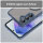 Handyhülle für Samsung Galaxy A55 Matt Case Schutzhülle Kratzfest Passgenau Blau