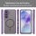 Handyhülle für Samsung Galaxy A55 Matt Case Schutzhülle Kratzfest Passgenau Lila