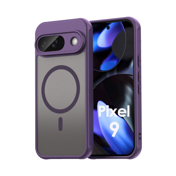 Handyhülle für Google Pixel 9 Matt Case Schutzhülle Kratzfest Passgenau Lila