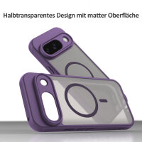 Handyhülle für Google Pixel 9 Matt Case Schutzhülle Kratzfest Passgenau Lila