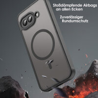 Handyhülle für Google Pixel 9A  Matt Case Schutzhülle Kratzfest Passgenau Schwarz