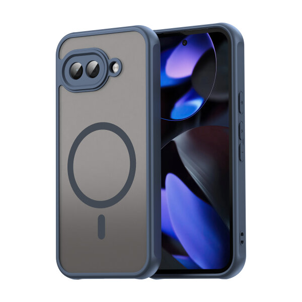 Handyhülle für Google Pixel 9A  Matt Case Schutzhülle Kratzfest Passgenau Blau