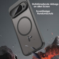 Handyhülle für Google Pixel 9 Pro Matt Case Schutzhülle Kratzfest Passgenau Schwarz