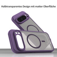 Handyhülle für Google Pixel 9 Pro Matt Case Schutzhülle Kratzfest Passgenau Lila