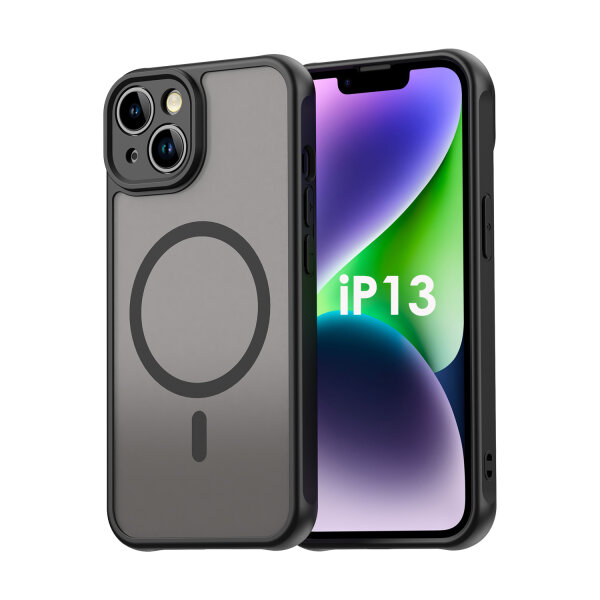 Handyhülle für Apple iPhone 13 – Matt Case Schwarz