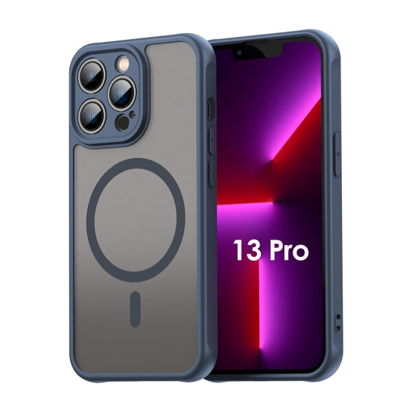 Handyhülle für Apple iPhone 13 Pro – Matt Case Blau