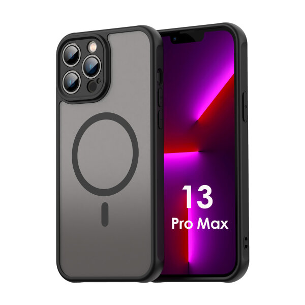Handyhülle für Apple iPhone 13 Pro Max – Matt Case Schwarz