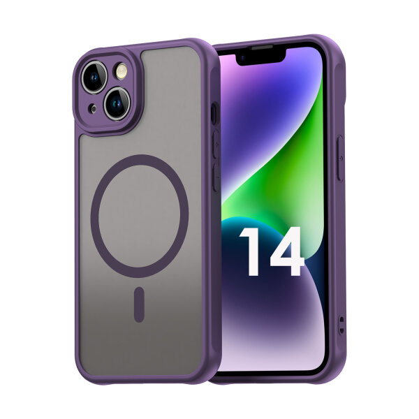 Handyhülle für Apple iPhone 14 – Matt Case Lila
