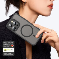 Handyhülle für Apple iPhone 14 Pro – Matt Case Schwarz