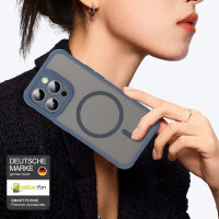 Handyhülle für Apple iPhone 14 Pro – Matt Case Blau