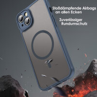 Handyhülle für Apple iPhone 14 Plus – Matt Case Blau
