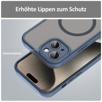 Handyhülle für Apple iPhone 15 - Matt Case Blau