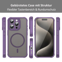 Handyhülle für Apple iPhone 15 Pro - Matt Case Lila