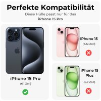 Handyhülle für Apple iPhone 15 Pro - Matt Case...