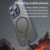 Handyhülle für Apple iPhone 15 Pro - Matt Case Blau
